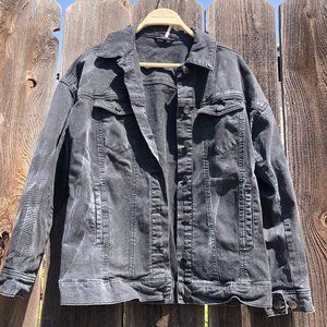 Free People Black Denim Jacket XS/Small
